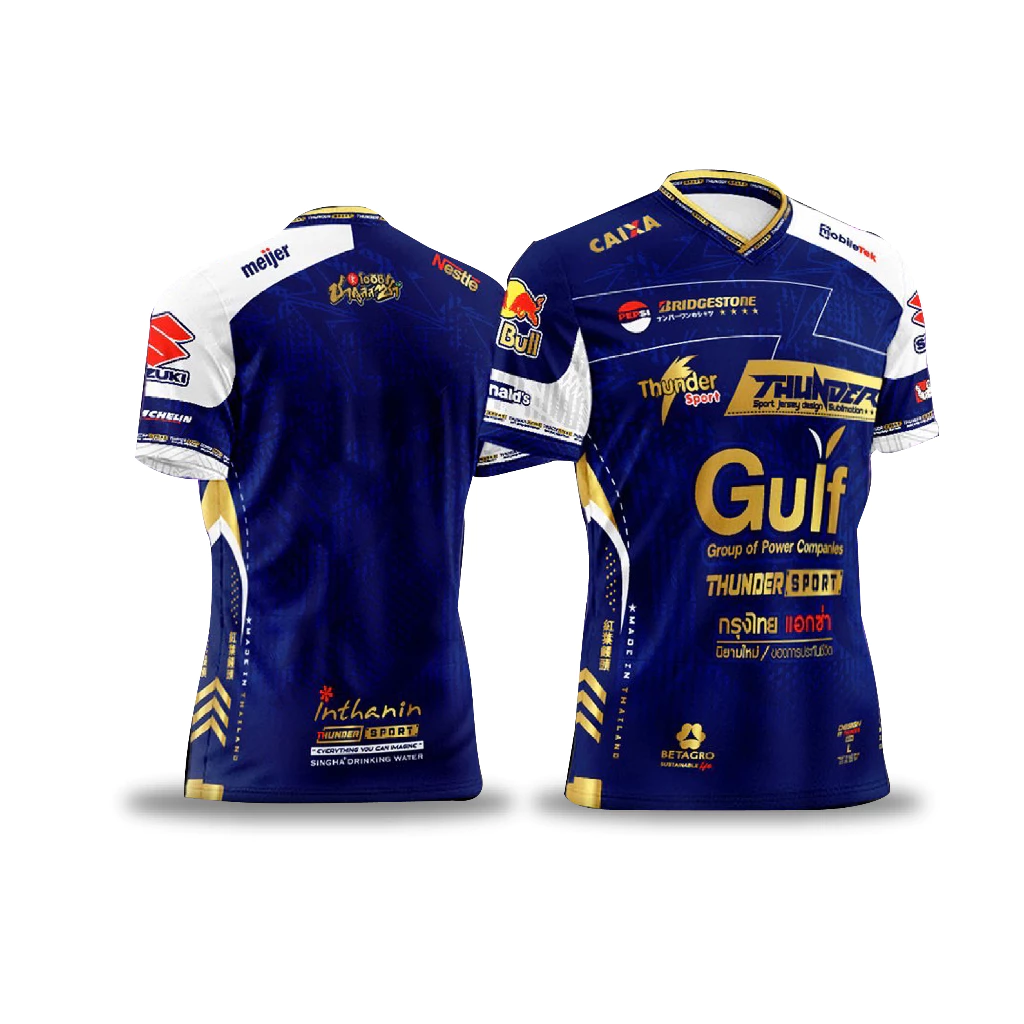 เสื้อพิมพ์ลาย ทันเดอร์03 รุ่น gulf