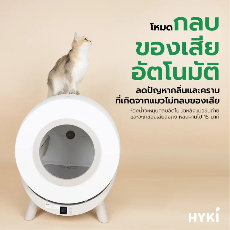 HYKI - NOTTY Global Version - ห้องน้ำแมวอัตโนมัติ