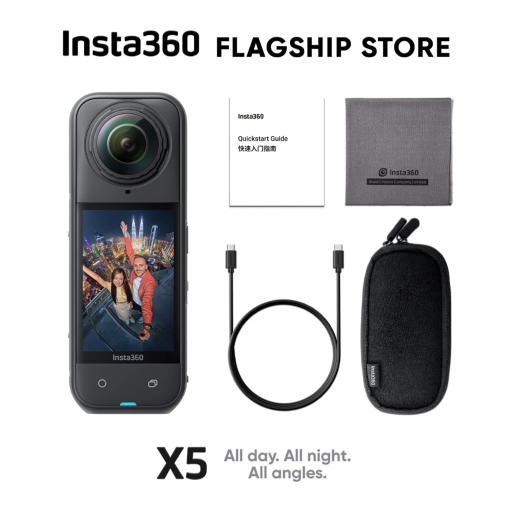 Insta360 X5 กล้องแอคชั่น ถ่ายวิดีโอ 8K
